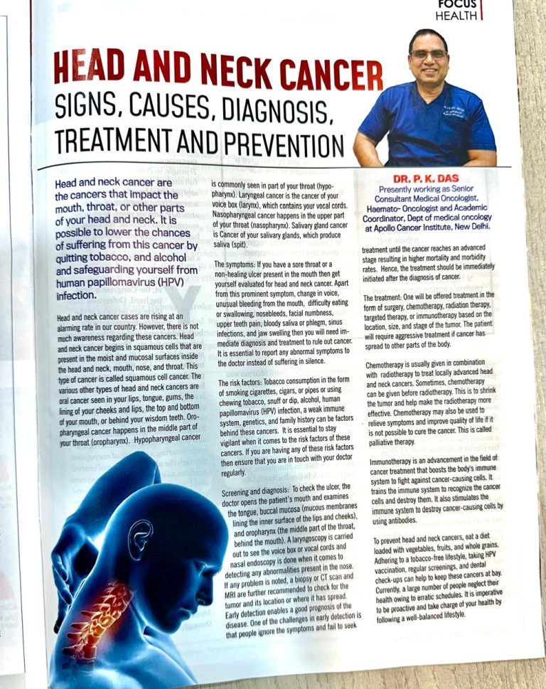 HEAD AND NECK CANCER SIGNS, CAUSES, DIAGNOSIS, TREATMENT AND PREVENTION